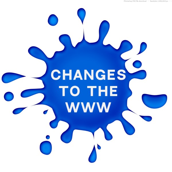 Changes to the World Wide Web