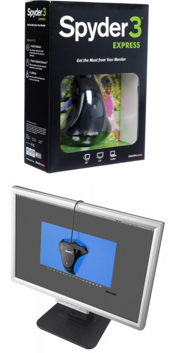 Spyder3 Express - Box and Monitor Spyder3 Express - Box and Monitor