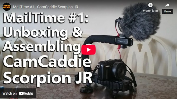 Mailtime 1 - Unboxing and Assembling - CamCaddie Scorpion JR