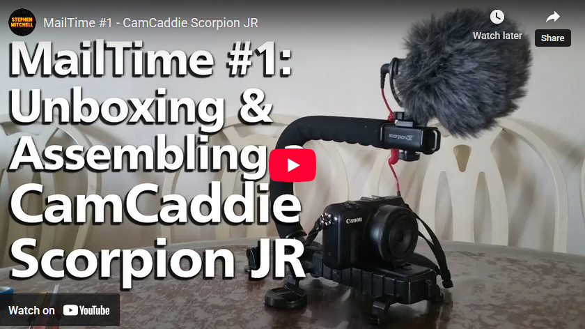 Mailtime 1 - Unboxing and Assembling - CamCaddie Scorpion JR