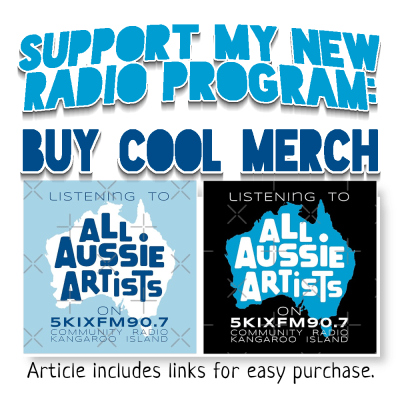 Encouraging Readers to Buy Cool Merchandise to Support My Radio Program