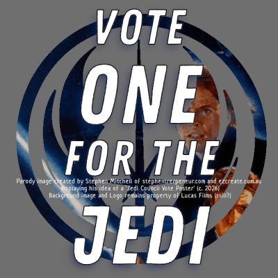 Parody Poster - Vote One for the Jedi